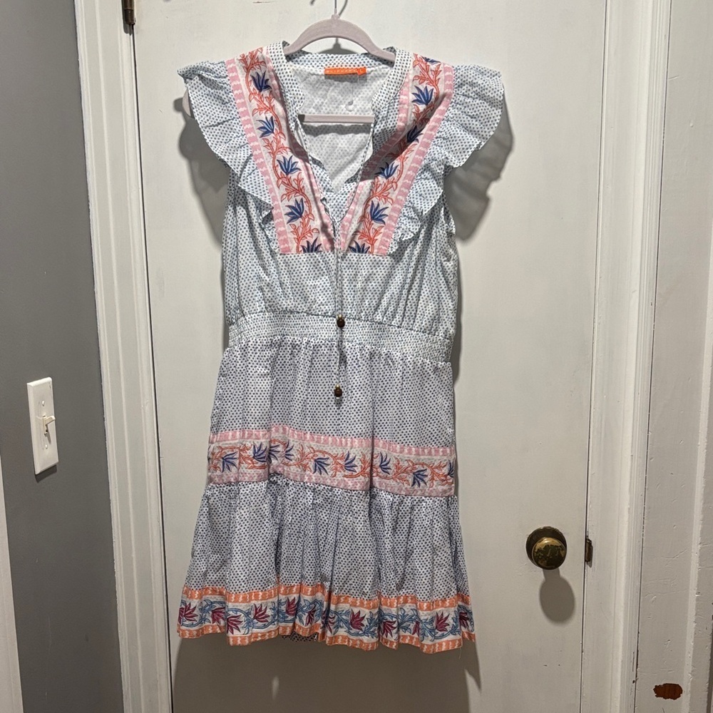 OLIPHANT tiered mini ruffle dress